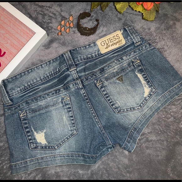 Guess Pants - GUESS denim shorts